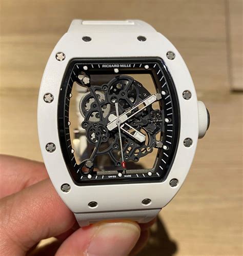 richard mille watch white|richard mille bubba watson price.